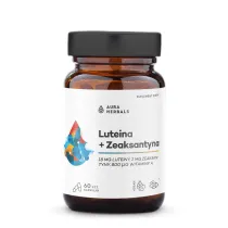 Aura Herbals Luteina + Zeaksantyna + Witamina A Suplement diety 60 kaps.