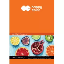 Happy Color Blok do akrylu ART, A5, 360g, 10 arkuszy 360 g 10 kartek