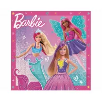 Procos Serwetki papierowe Barbie Fantasy 33x33cm