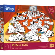 Puzzle 600 40 lecie  - 101 Dalmatyczykw Trefl