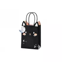 PartyDeco Torebka na prezenty Kot mix 8x14x18cm