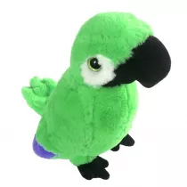 Papuga ara zielona 20cm Beppe