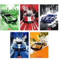Herlitz Zeszyt A5/32K linia podwjna Fast Cars (10szt)