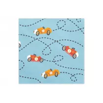 PartyDeco Serwetki Autka 33x33cm