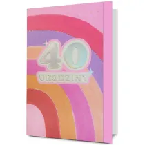 Pan Dragon Karnet B6 HM-200 40 urodziny paski HM200-3488