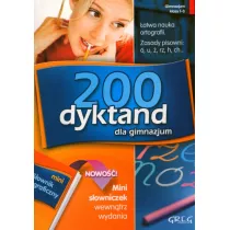 200 dyktand dla gimnazjum + mini sowniczek