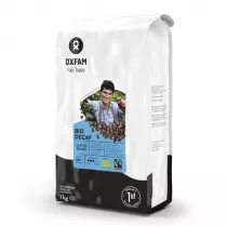 Oxfam Fair Trade Kawa ziarnista bezkofeinowa arabica/robusta fair trade 1 kg Bio