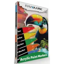 Rawmark Markery akrylowe 12 szt.