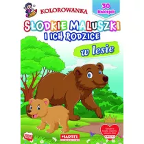 W lesie. Sodkie maluszki i ich rodzice