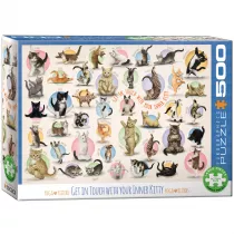 Puzzle 500 el. Joga kocita Eurographics