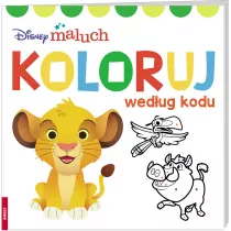Disney Maluch. Koloruj wedug kodu