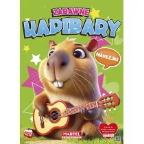 Zabawne kapibary z naklejkami