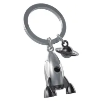 Metalmorphose Brelok do kluczy 3D rakieta z planet�