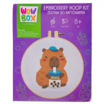 Wow Box Zestaw do haftowania Kapibara Bubble Tea Tm Toys