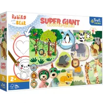 Puzzle 15 el. GIANT Bobaski w ZOO 42000 Trefl