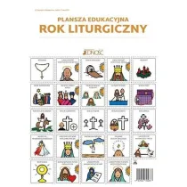 Plansza edukacyjna Rok liturgiczny z symbolami PCS