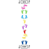 Mata animacyjna skacz�ce st�pki 45x200cm