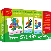 Puzzle Litery wyrazy sylaby Adamigo