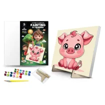 Malowanie po numerach - �winka 25x25cm Qbee
