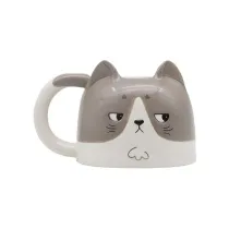 Puckator Kubek ceramiczny - Kot bia�o-szary Beans&Co Cats