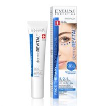 Eveline Cosmetics Face Therapy Professional Dermorevital kuracja S.O.S. redukująca cienie i obrzęki pod oczami 15 ml