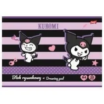 Unipap Blok rysunkowy A4/20K 80g/m2 Kuromi (10szt)