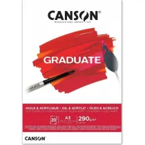 Fila Blok do farb akrylowych i olejnych Canson Graduate Oil&Acrylic
