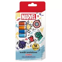 Beniamin Kredki pastelowe jumbo Avengers 12 kolorw