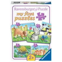 Puzzle 2/4/6/8 Cute Pets Ravensburger