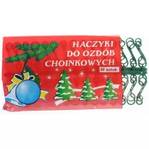 Arpex Haczyki plastikowe do ozdb 60 szt.