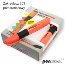 Penword Zakre�lacz pomara�czowy 12 szt.