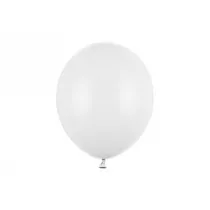 PartyDeco Balony Strong Pastel Pure White 30cm
