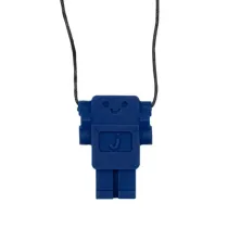 Jellystone Gryzak antystresowy naszyjnik - robot granatowy