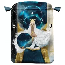 Satynowy woreczek na karty Astral