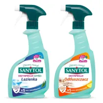 Sanytol Zestaw do sprz�tania kuchni i �azienki 2 x 500 ml