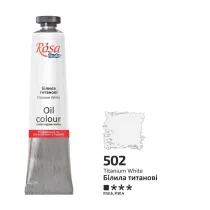 Rosa Farba olejna titanium white 502 45ml