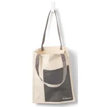 Bookaroo Torba baweniana Charcoal&Cream