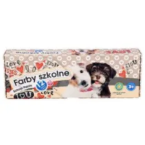 Astra Farby szkolne - Pieski, 12 kol x 20 ml
