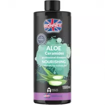 Ronney Aloe Ceramides Professional Shampoo Nourishing Therapy For Dull&Dry Hair szampon do wosw suchych i matowych 1 l
