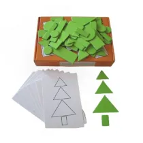 Zestaw dydaktyczny. Uk�adanki z figur geometrycznych