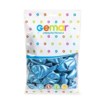 Godan Balony shiny niebieskie 33cm 50 szt
