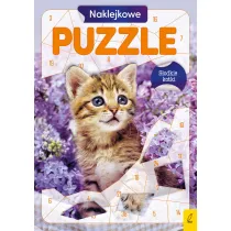 Naklejkowe puzzle. Sodkie kotki
