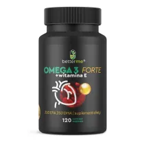 BetterMe Omega 3 Forte + Witamina E suplement diety 120 szt.