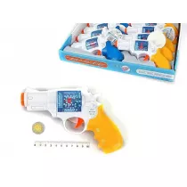Pistolet �wiat�o i d�wi�k 19x12x4cm Adar
