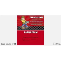 Stamp Zaproszenia Young Ch�opiec wz�r nr 11 10 szt.