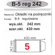 Narnia Ok�adka na podr�cznik B5 regulowana 50 szt.