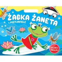 �abka �aneta i przyjaciele. Koloruj Naklejaj
