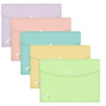 Teczka kopertowa A5 PP Urban pastel mix (5szt)