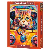 Puzzle 1000 el. Cat Bus Travel Castorland