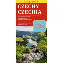 Mapa drogowa Czechy 1:440 000 laminowana (wyd. 2022)